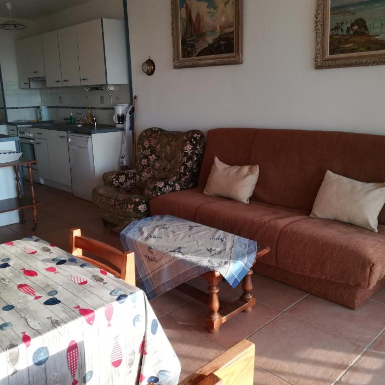 T2 balcon vue mer parking et entrée sécurisés tout à pied - Apartment mit 1 Schlafzimmer - 18