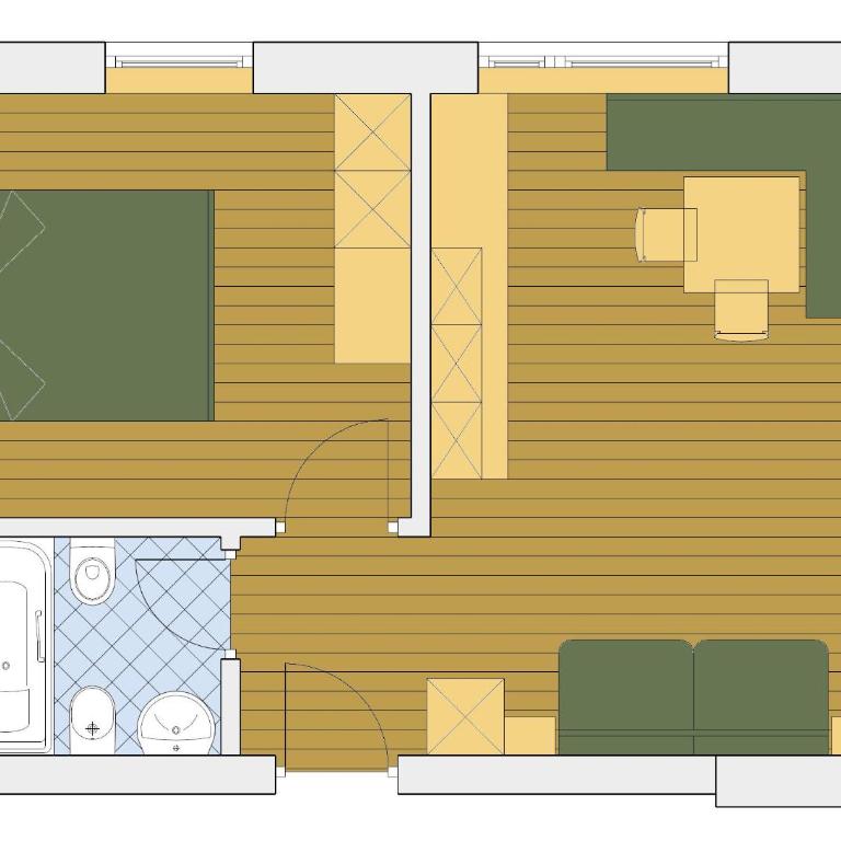 Residence Lersc - Apartment mit 1 Schlafzimmer - 1