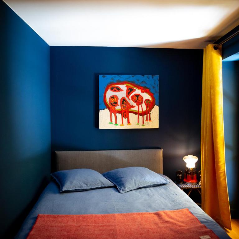 Côté Jardin, Chambres d’hôtes B&B - Chambre Double avec Balcon - 6