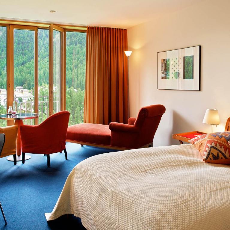 Hotel Saratz Pontresina Mountain Resort & Spa - Comfort Zimmer mit Südblick - 9