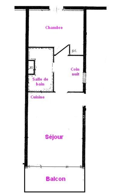 Appt 4/5 pers. Les Saisies front de neige - Apartment mit Blick auf die Berge - 13