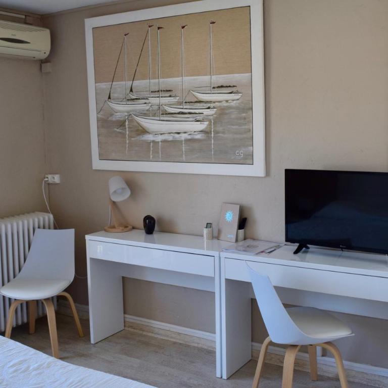 Hotel L'Orangeraie - Chambre Double Privilège avec Vue sur la Mer - 4