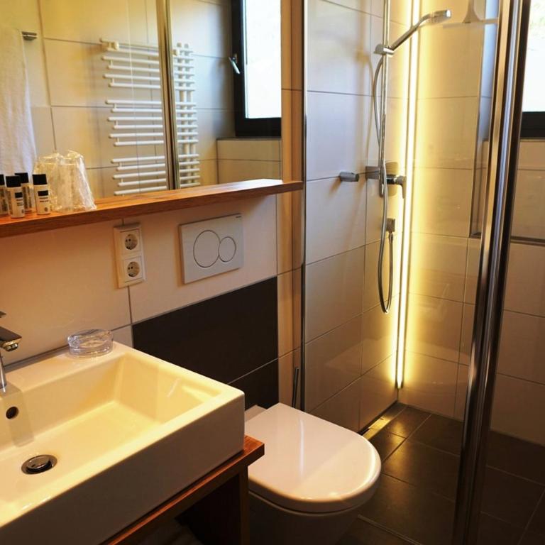 Der Sonnenhof - Ferienwohnungen - Appartamento con 1 Camera da letto con doccia - 6