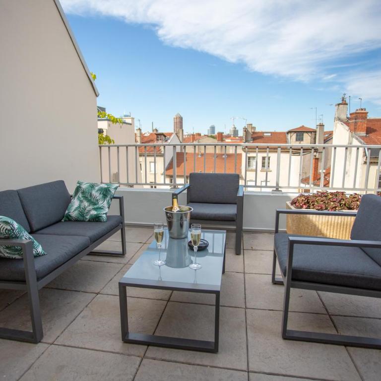 Lyon Premium - 7e Ciel Rooftop Panoramique - Appartamento con 1 Camera da Letto - 10