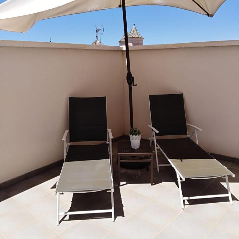 Centro Malaga Atico Valdeazores gran terraza privada - Apartamento Ático - 14