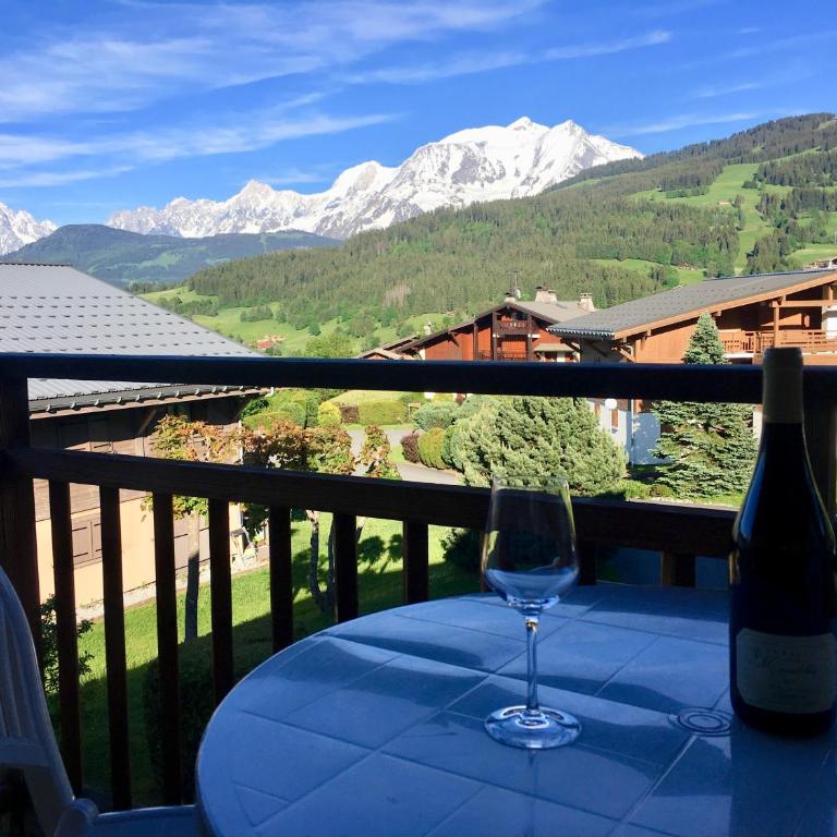 Appartement cosy et chaleureux à Megève avec vue sur le Mont Blanc - One-Bedroom Apartment - 1