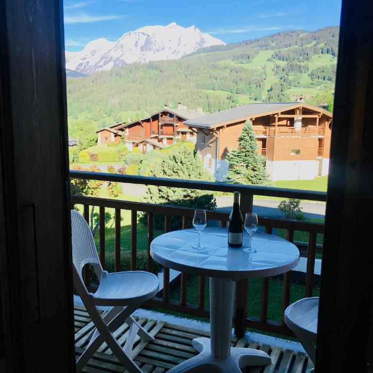 Appartement cosy et chaleureux à Megève avec vue sur le Mont Blanc - One-Bedroom Apartment - 10
