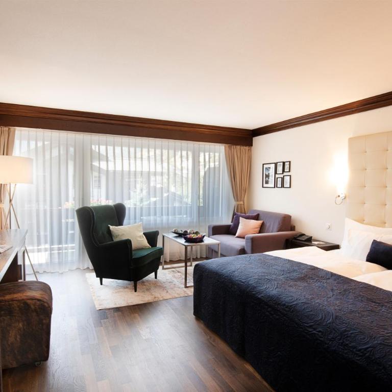 Le Mirabeau Resort & Spa - Deluxe Doppelzimmer mit Blick auf das Matterhorn - 1