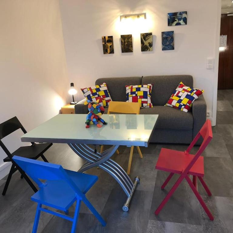 Studio 3* Vue Mer Parking Régina et Golf - Apartamento Estudio con vistas al mar - 14