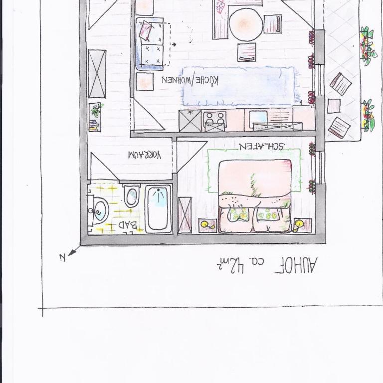 Biobauernhof Hauserbauer - Apartment mit 1 Schlafzimmer und Badewanne - 3
