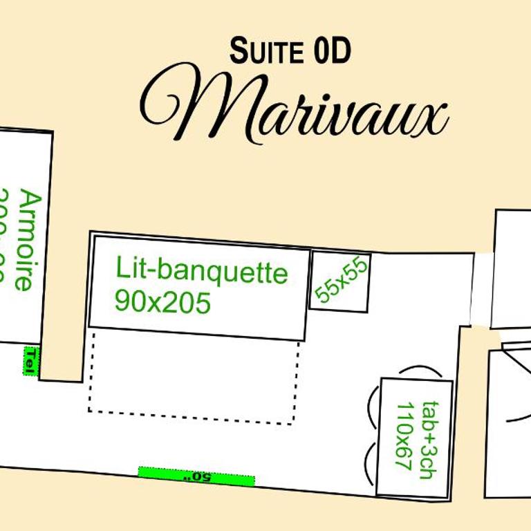 A l'ombre du Palais - Appartement - Rez-de-Chaussée - 4