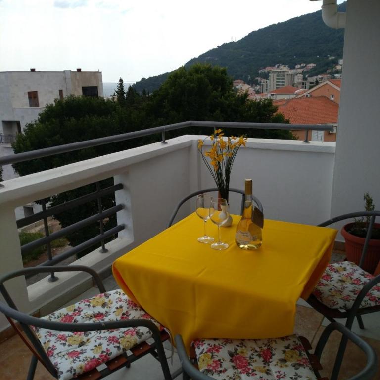 Apartmani Jovanovic - Apartman s 1 Spavaćom Sobom, Balkonom i Pogledom na More - 16