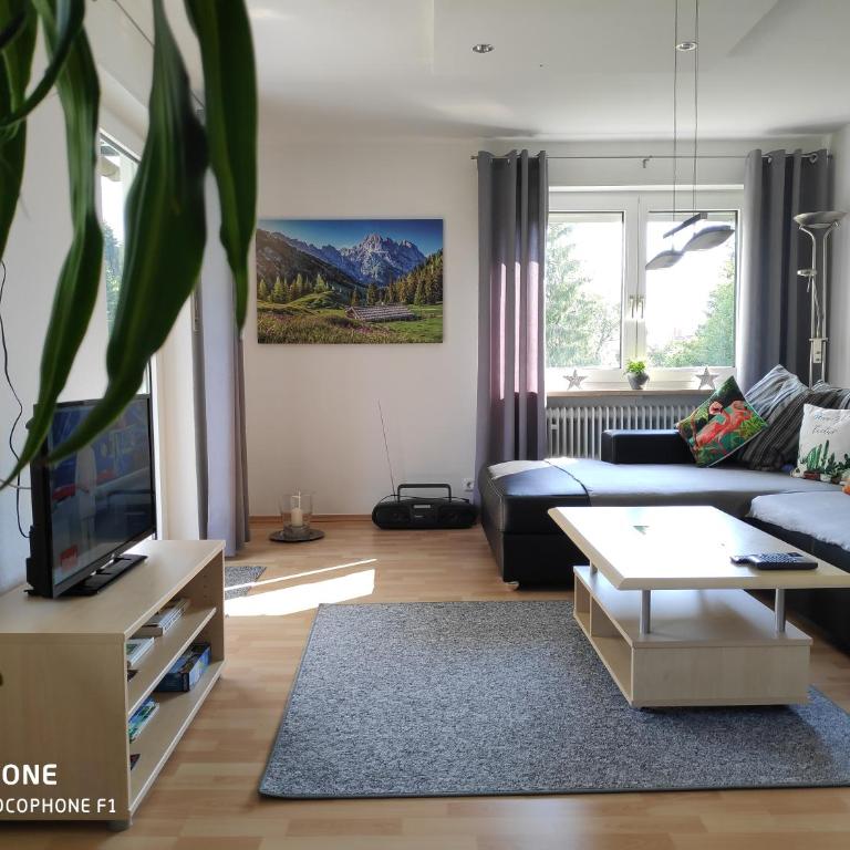 Ferienwohnung Allgäuglück - Apartment mit 1 Schlafzimmer, Balkon und Bergblick - 4
