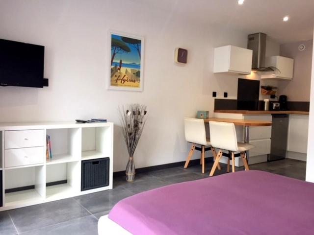 Plage à 400 m Studio tout confort Terrasse Clim Parking - Apartment - Erdgeschoss - 11