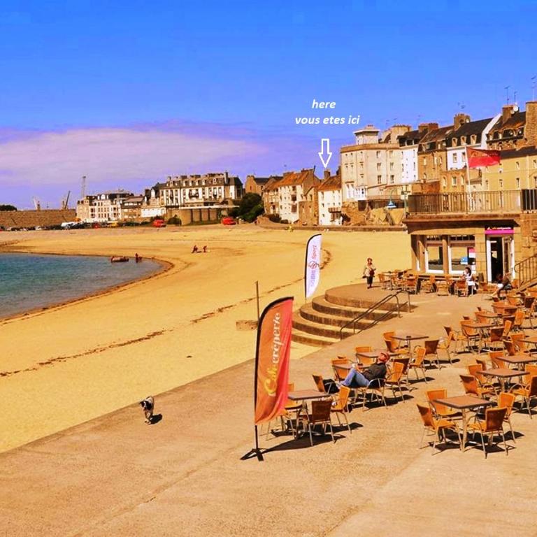 Appartement Saint Malo vue sur mer, parking vélo privé , Ferry, plage et commerces à 50 m - Appartamento con Vista Mare - 6