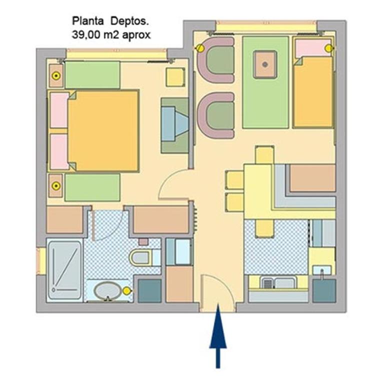 Departamento Los Refugios - Apartamento de 1 dormitorio - 11