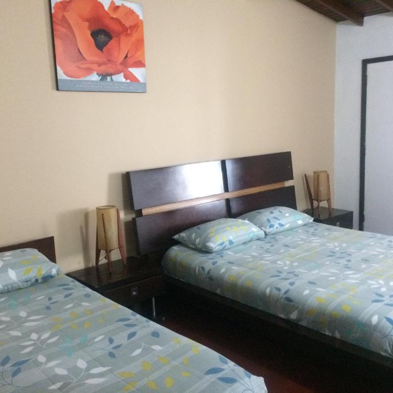 Casa Kiwi Hostel - Habitación Doble con baño compartido - 2 camas - 2