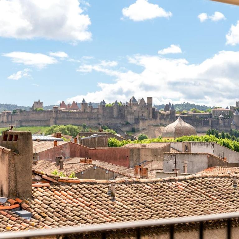 Wine Loft, Terrasse et Vue extraordinaire sur la cité médiévale - Apartamento Ático - 1