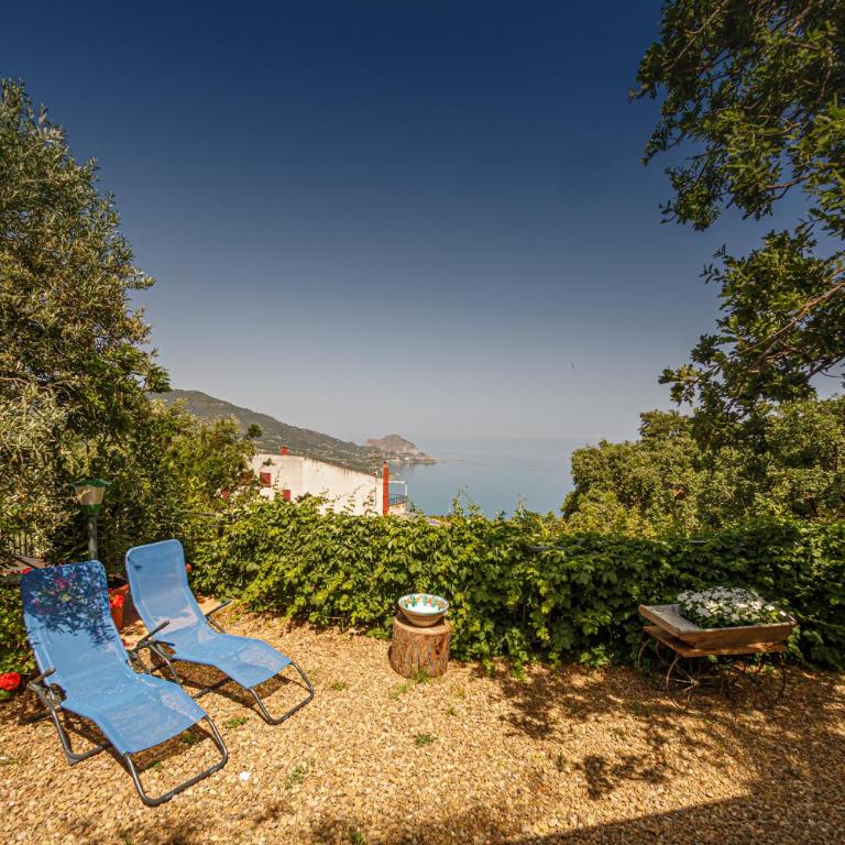 cefalù nest pool house terrace sea view - Holiday Home with Terrace and Sea View - 13
