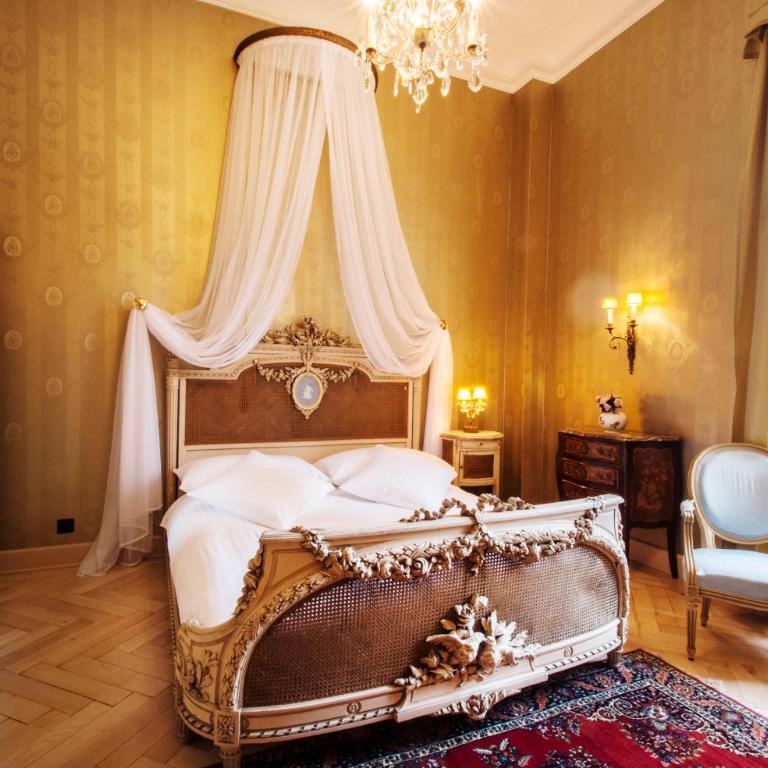 International au Lac Historic Lakeside Hotel - Camera Matrimoniale Belle Époque con Letto a Baldacchino - 2