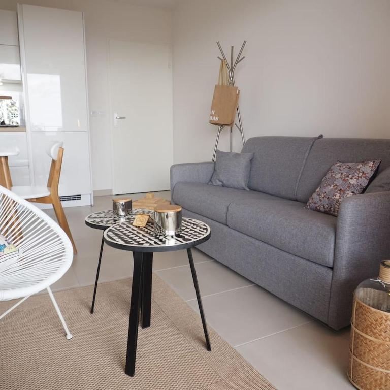 La Londe La Mer : appartement proche plages & vue superbe sur les îles d'or - Appartement 2 Chambres - 12