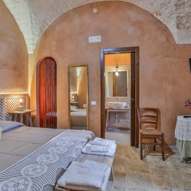 Masseria Casina Vitale - Camera Matrimoniale con Vista Piscina - 6