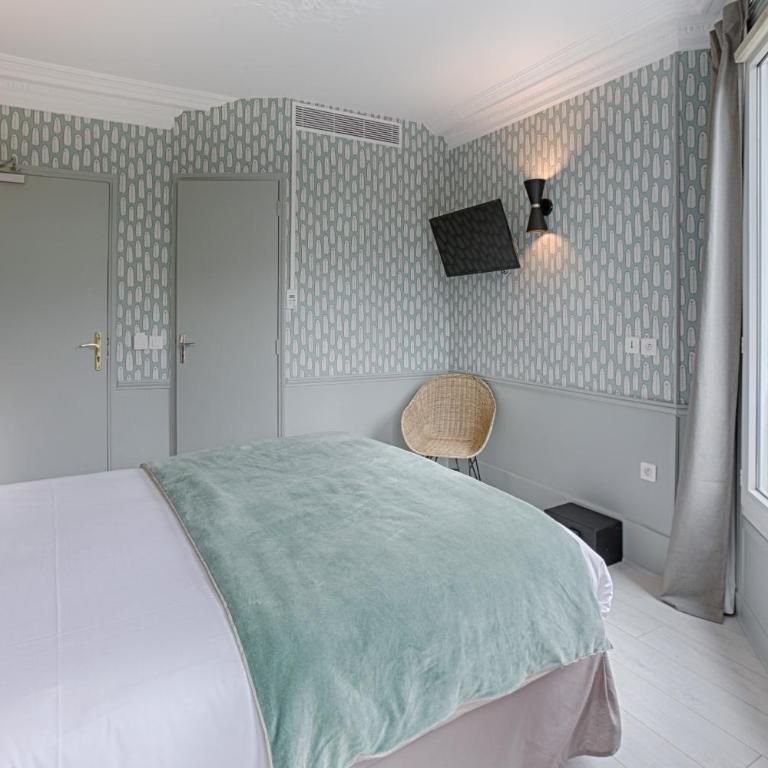 Hôtel Prony Monceau - Chambre Double - Vue sur Rue - 8