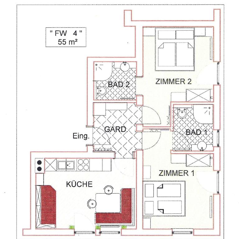 Haus Edring - Apartamento Confort con balcón - 1