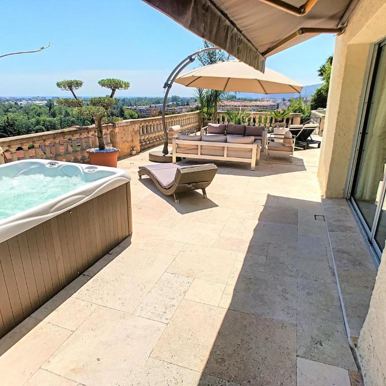 3 Bedrooms Villa near Cannes - Pool & Jacuzzi - Sea View - Villa 3 Chambres (6 Adultes) - 11
