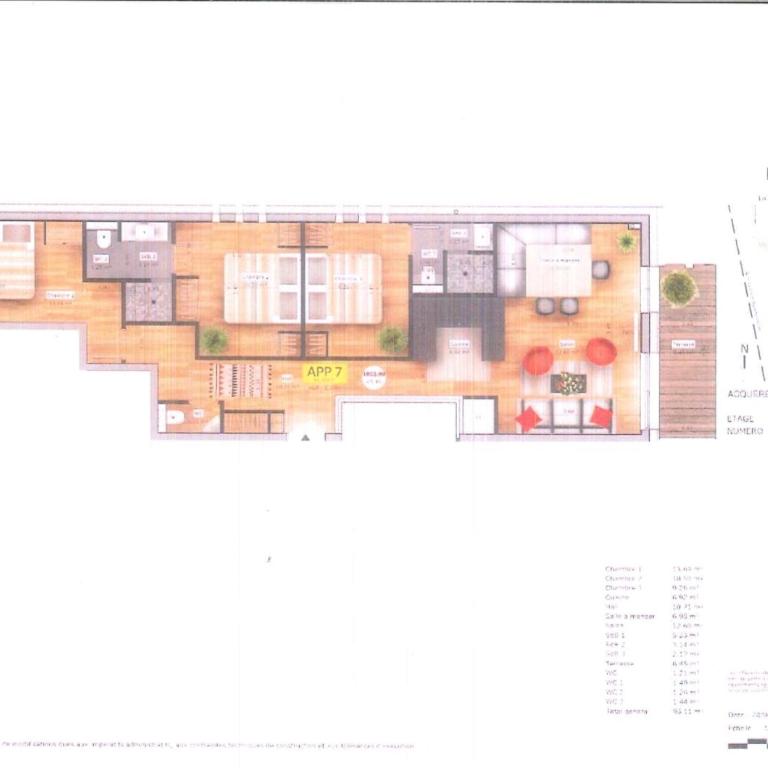 Appartement Etoile - LES CHALETS COVAREL - Three-Bedroom Apartment - 20