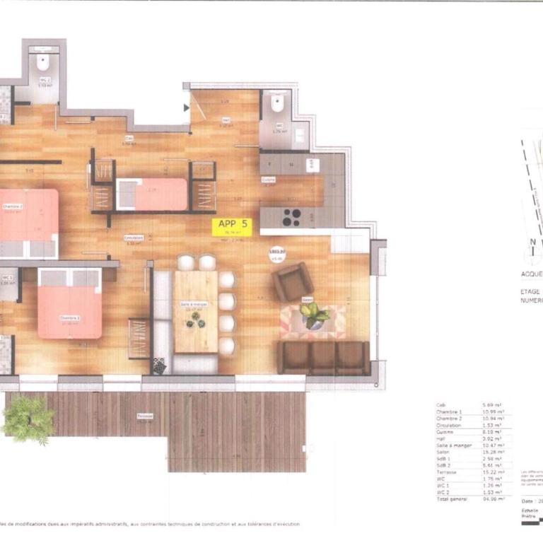 Appartement Ourson - LES CHALETS COVAREL - Two-Bedroom Apartment - 17