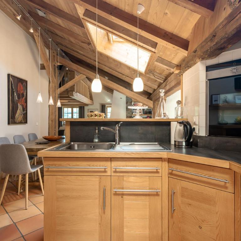 Ferme Vauvray - Appartement avec Vue sur la Montagne - 12