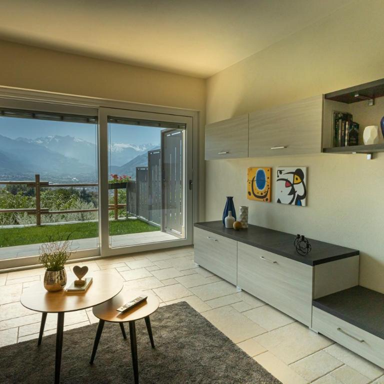 A&G Apartment Aosta - Elegante Casa 100 mq su due piani con Wi-Fi-giardino-parcheggio - Casa con 2 Camere da Letto - 2