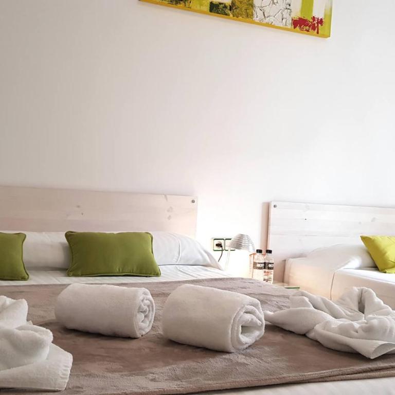 Hostal la Palmera - Twin Room with Shared Bathroom and Private Shower - 5