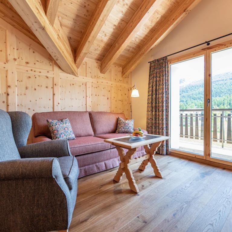 Hotel Chesa Randolina - Suite mit Seeblick - 12