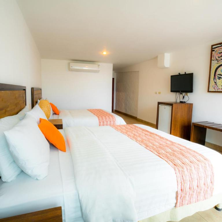 Howard Johnson by Wyndham Montañita - Deluxe Queen Room with Two Queen Beds and Ocean View - Non-Smoking - 3