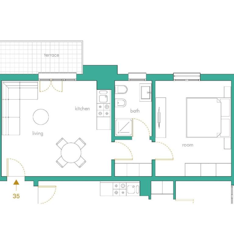 Harvey Suites Hotel & Residence - Appartamento con 1 Camera da Letto (4 Adulti) - 6