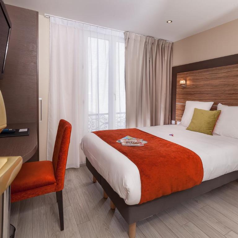 Hotel Apolonia Paris Montmartre; Sure Hotel Collection by Best Western - Chambre Lit Queen-Size Confort - 4