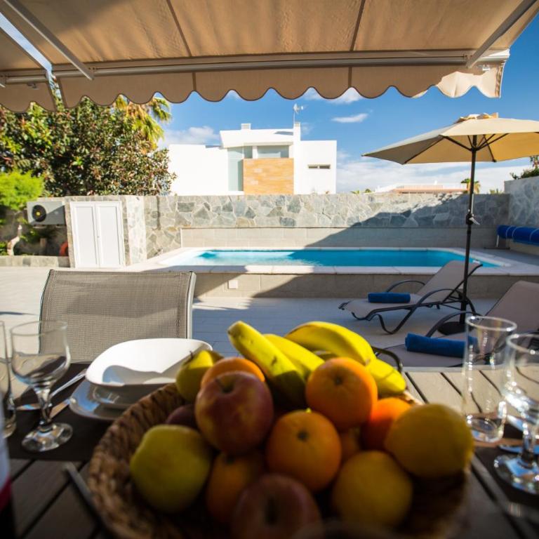 Villa Jandia Modern new apartment Morro Jable Private heated pool big terrace - Apartamento con vistas a la piscina - 4