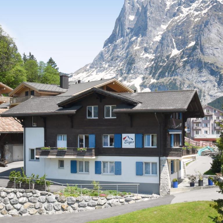 Eiger Guest House - Grindelwald - Apartment mit 3 Schlafzimmern im Erdgeschoss - Chalet Eiger - 1