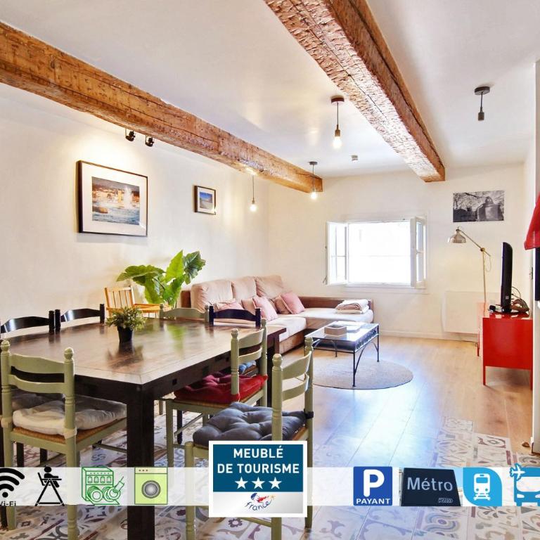 Les marches de St Charles - 100M2 - Appartement 3 Chambres - 1