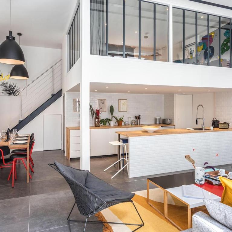 Outstanding Artist Loft - 6 guests - Marais and Canal - Appartement 2 Chambres - 6