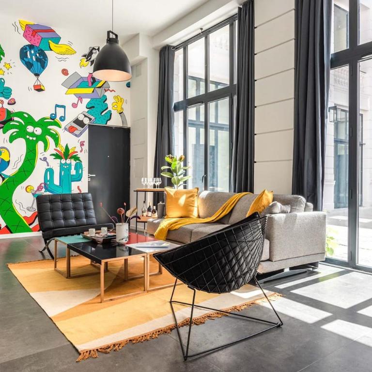 Outstanding Artist Loft - 6 guests - Marais and Canal - Appartement 2 Chambres - 3