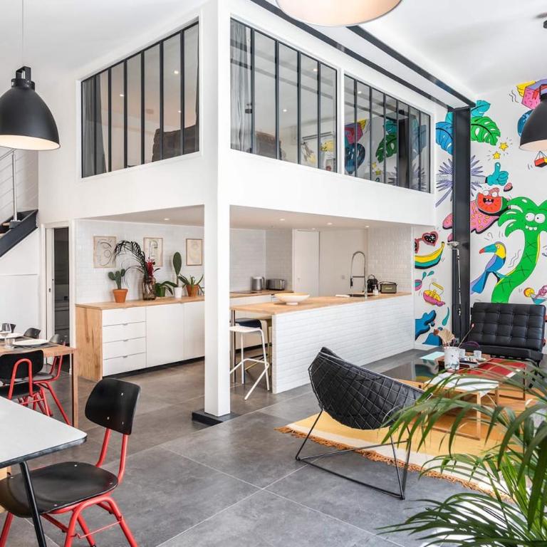 Outstanding Artist Loft - 6 guests - Marais and Canal - Appartement 2 Chambres - 1