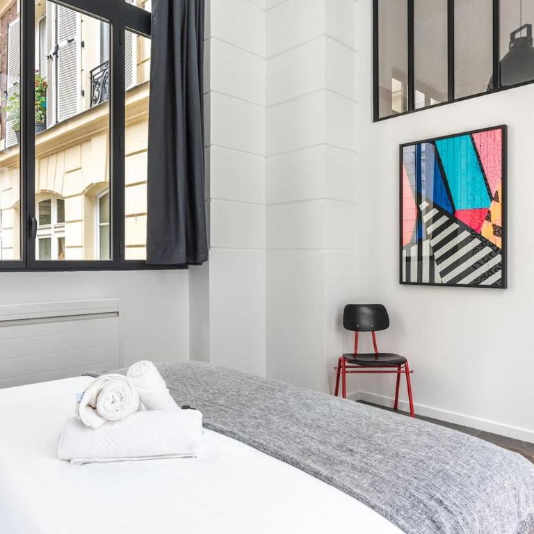 Outstanding Artist Loft - 6 guests - Marais and Canal - Appartement 2 Chambres - 23