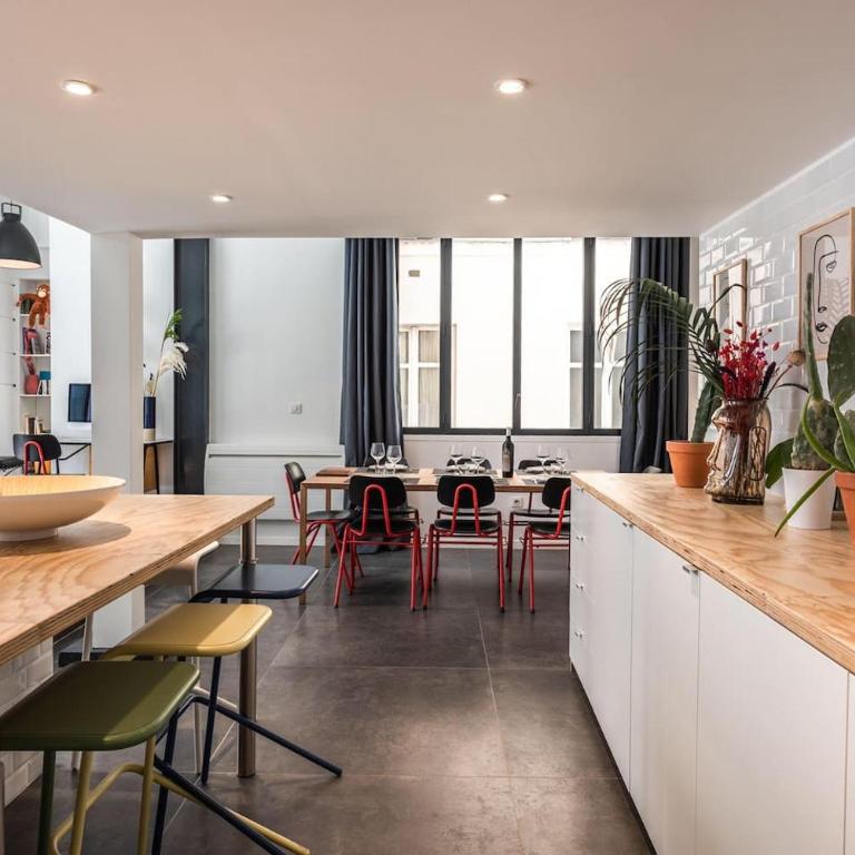 Outstanding Artist Loft - 6 guests - Marais and Canal - Appartement 2 Chambres - 16