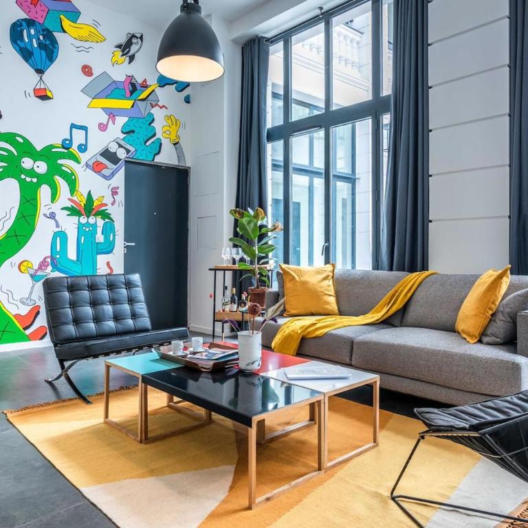 Outstanding Artist Loft - 6 guests - Marais and Canal - Appartement 2 Chambres - 9