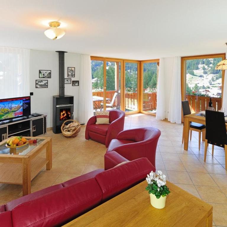 Chalet Z`Wichjehüs - Apartment mit 2 Schlafzimmern und Panoramablick - 7