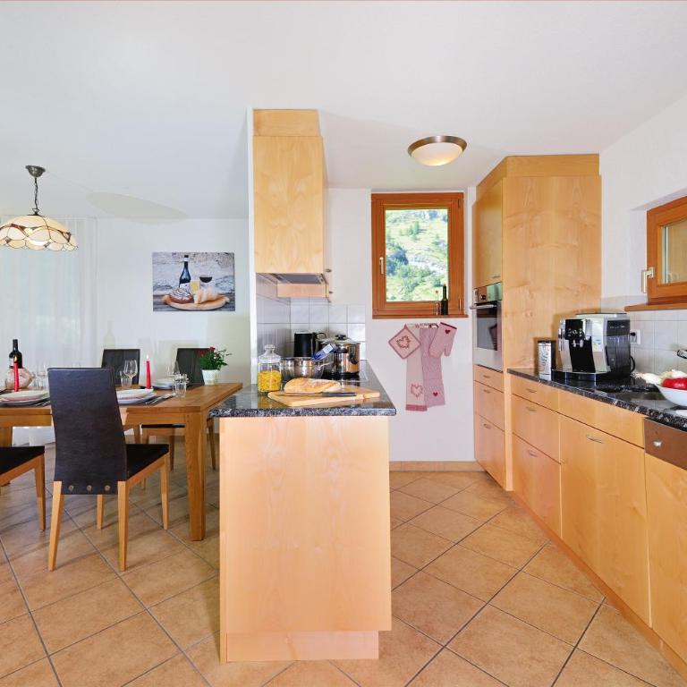 Chalet Z`Wichjehüs - Apartment mit 2 Schlafzimmern und Panoramablick - 11
