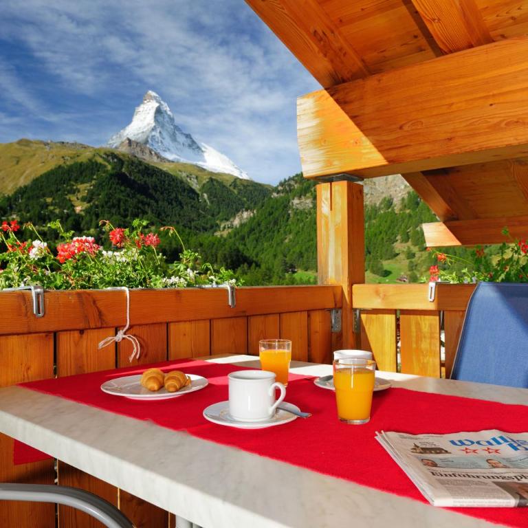 Chalet Z`Wichjehüs - Apartment mit 2 Schlafzimmern und Panoramablick - Dachgeschoss - 14